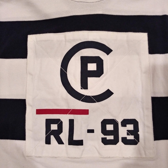 Polo Ralph Lauren CP-93 Regatta Rugby Polo Shirt. Sz. S. Blue/White. $225 - Picture 2 of 9